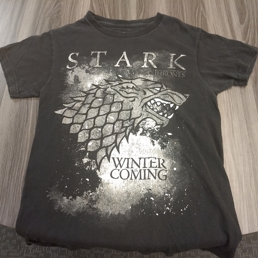 HOUSE STARK T-SHIRT 👕 GAME OF THRONES Wolf GoT